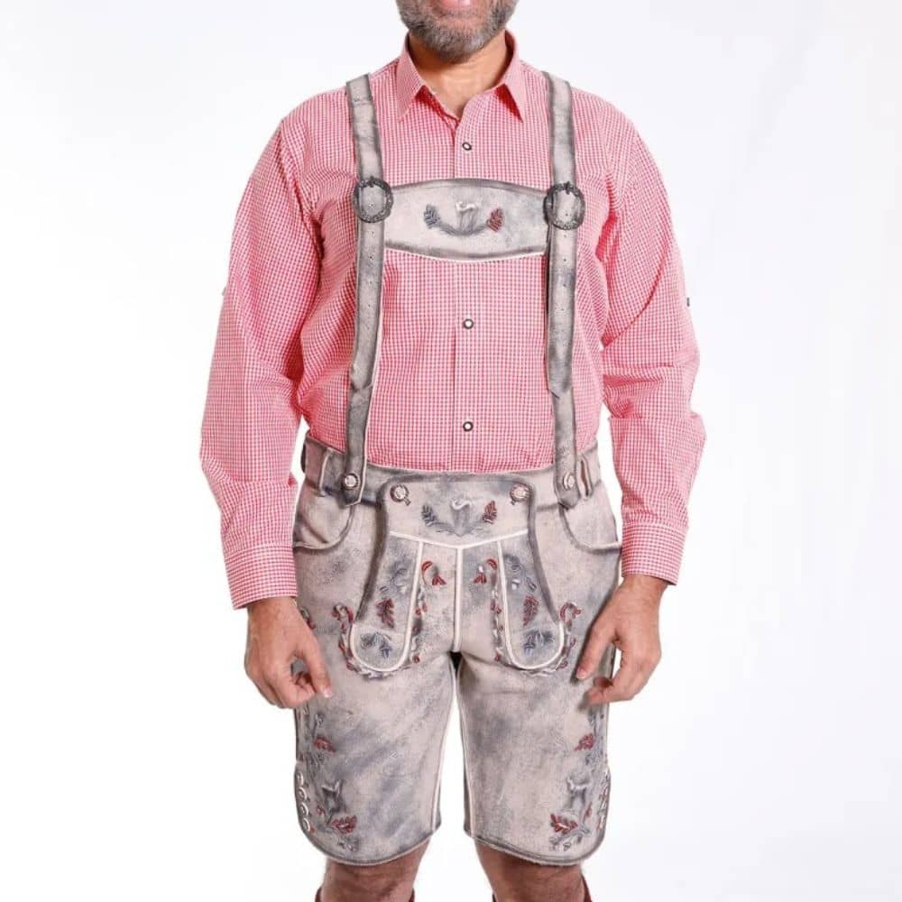 Mens Exceptional Grey Suspenders High Quality Leather Mens Exceptional Grey Suspenders High Quality Leather