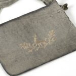 Grey Leather Bag