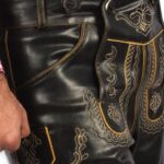 Black Bavarian Lederhosen
