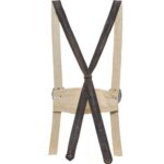 Dark Brown Lederhosen Premium Suspenders for Men: