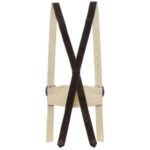 Classic Lederhosen high quality Brown Suspenders: