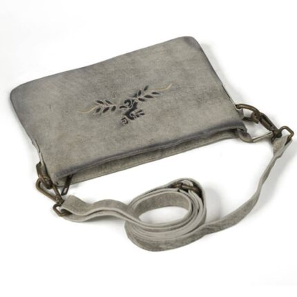 Grey Leather Bag