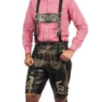 Black Bavarian Lederhosen