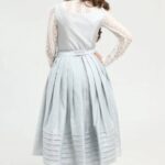 Classic Bavarian Dirndl Attire Light Blue High Quality