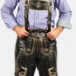 Black Bavarian Lederhosen