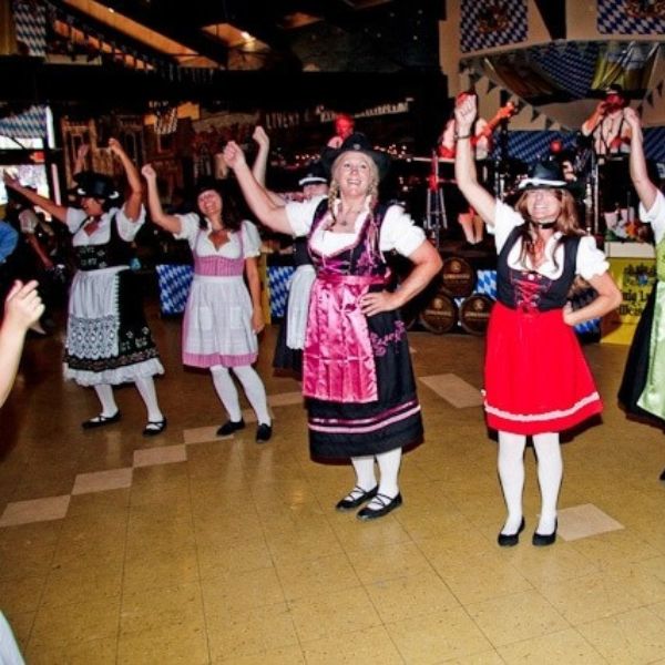 Women Dirndl Dress & Lederhosen